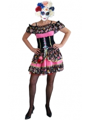 Day of The Dead Costume Dress - Womens Halloween Costumes